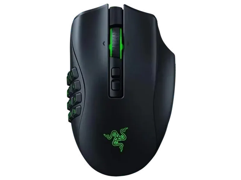RAZER Naga Pro Wireless Ergonomic Gaming Mouse ( RZ01-03420100-R3A1 ) ( 20000DPI / 20 Macro Button ) ( Black )