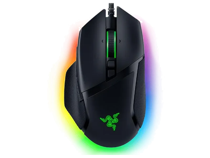 RAZER Basilisk V3 Wired Ergonomic Gaming Mouse ( RZ01-04000100-R3M1 ) ( 26000DPI / 11 Macro Button ) ( Black )