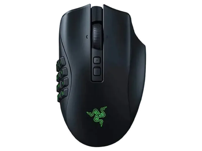 RAZER NAGA V2 Pro Wireless Ergonomic Gaming Mouse (RZ01-04400100-R3A1) (30000DPI/20 Macro Button) (Black)