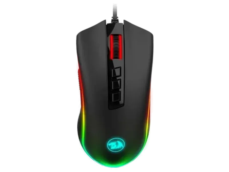 REDRAGON Cobra M711 Wired Ergonomic Gaming Mouse ( Cobra M711 ) ( 10000DPI / 8 Macro Button ) ( Black )