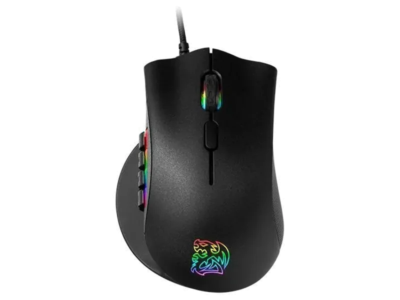 THERMALTAKE Nemesis Switch Optical RGB Wired Ergonamic Gaming Mouse ( MO-NMS-WDOOBK-01 ) ( 12000DPI / 16 Macro Buttons ) ( Black )