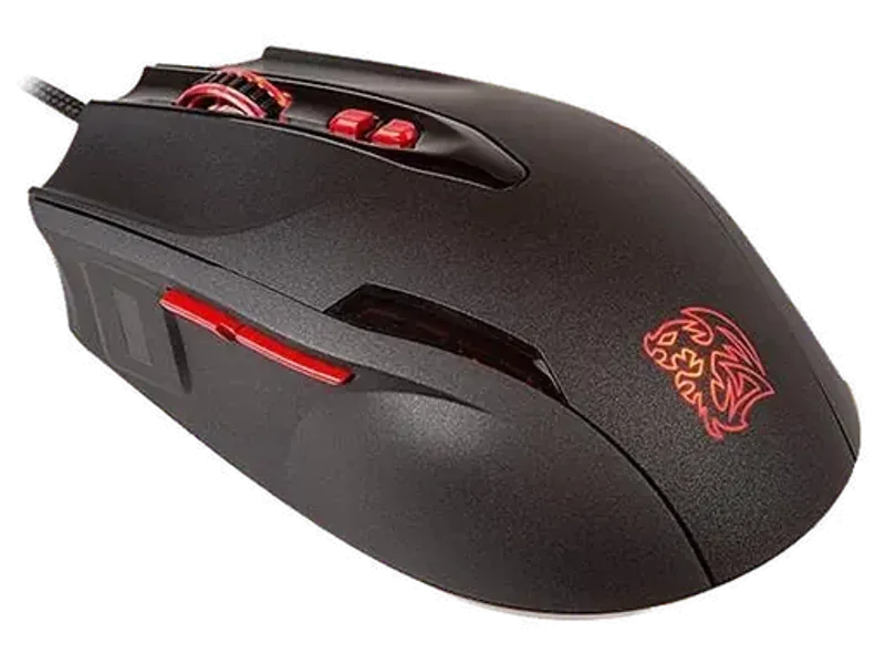 THERMALTAKE FP Wired Ergonomic Gaming Mouse (MO-BKV-WDLGBK-01) (4000DPI/6 Macro Button) (Black)