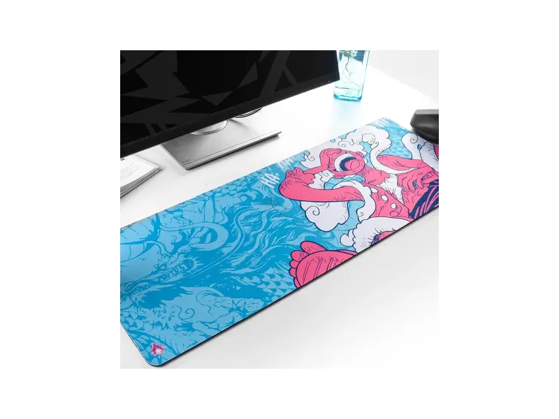Anime Desk Mat Extra Large (32 inch x 12 inch), God of Liberation Printed Anime Anti-Slip Mouse Pad
