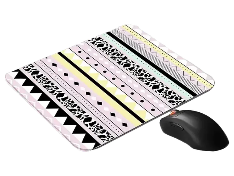 ZEDN Traditional Stripes Mandala Pattern 6 Designer Mousepad for Laptop/Computer (Gaming Mouse Pad | Ultra Slim)-CS0806