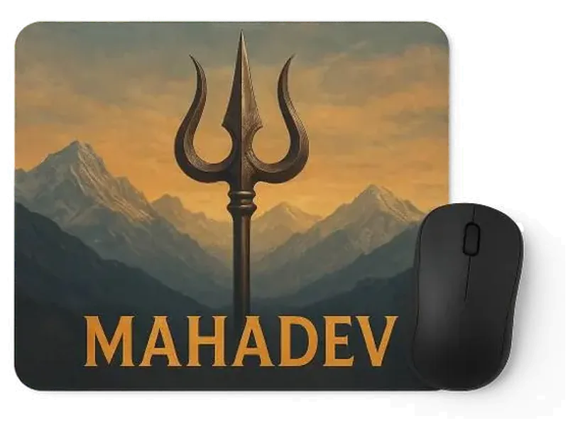 Dhali Mahadev Mouse Pad Non Slip Base Mousepad