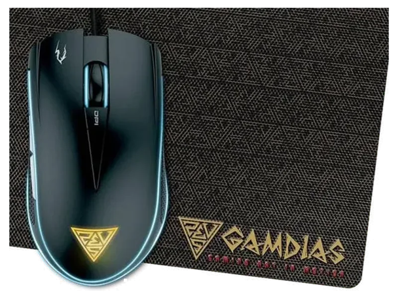 GAMDIAS Zeus E2 And Nyx E1 Combo ( Mouse & Gaming Mousepad )
