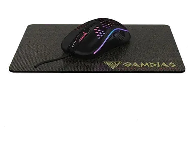 GAMDIAS ZEUS M4 RGB Wired Mouse And NYX E1 Mousepad Combo