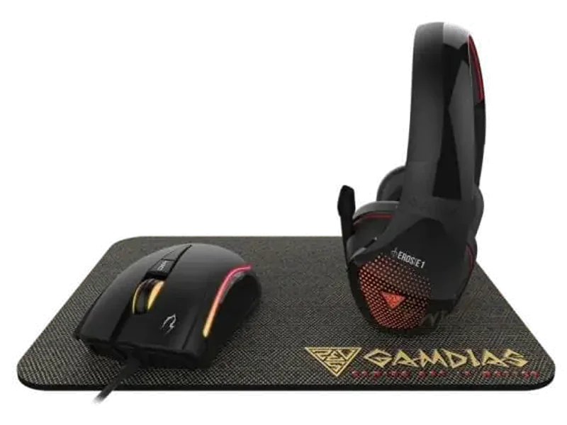 Gamdias Artemis E1 Combo (Gaming Headset, Mouse & Gaming Mousepad)