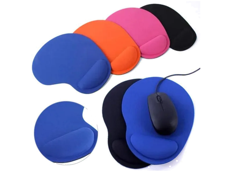 Kiomitry Exim Ergonomic Mouse Pad with Gel Wrist Rest Support Non Slip Base for Office Non Slip Base Mousepad