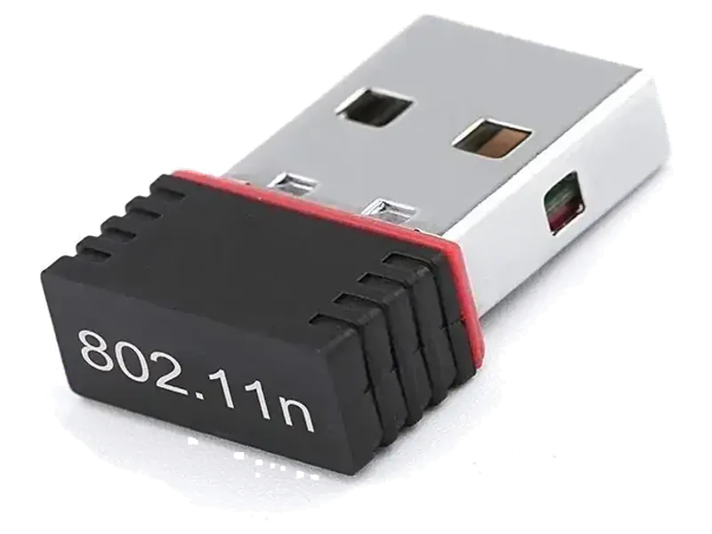 Shaarq 300 Mbps Mini Wireless USB WiFi Receiver Adapter for PC, Desktop and Laptops