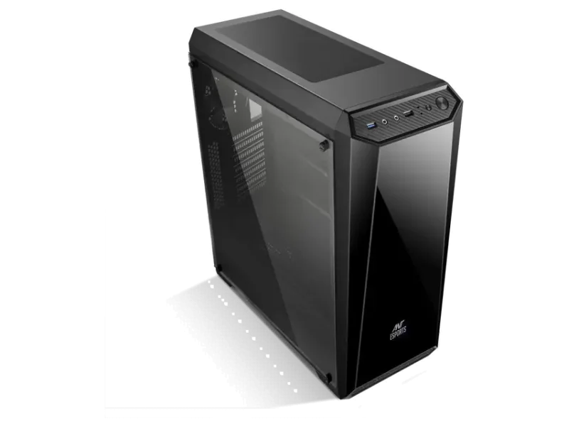 ANT ESPORTS ICE-100TG ATX Mid Tower Cabinet (Black)