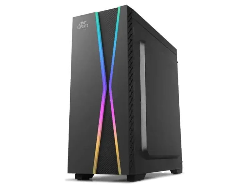 ANT ESPORTS ICE-200TG ARGB ATX Mid Tower Cabinet (Black)