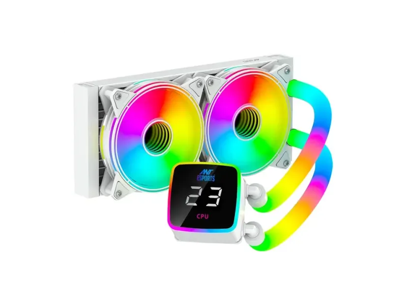 Ant Esports ICE Glow 240 ARGB 240mm ARGB Liquid AIO Liquid Cooling Cabinet Cooler