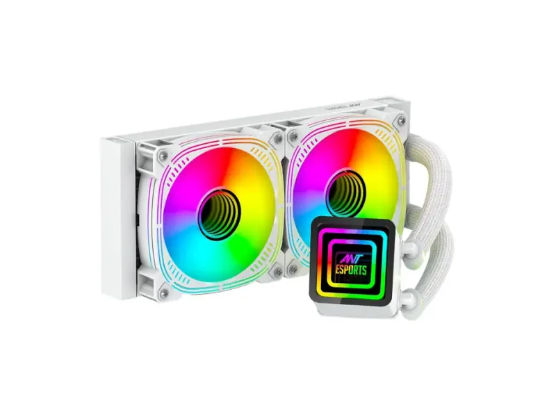 Ant Esports ICE Infinite 240 ARGB 240mm ARGB with Infinity Mirror Liquid AIO Liquid Cooling Cabinet Cooler