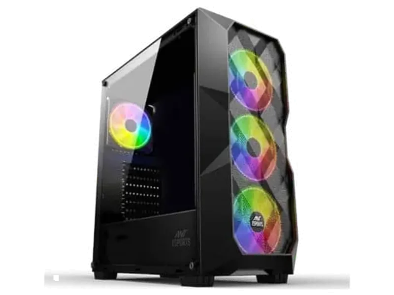 ANT ESPORTS ICE-300 Mesh ATX Mid Tower Cabinet (Black)
