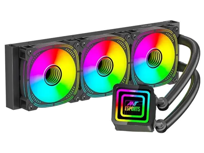 Ant Esports ICE Infinite 360 ARGB 360mm ARGB with Infinity Mirror Liquid AIO Liquid Cooling Cabinet Cooler