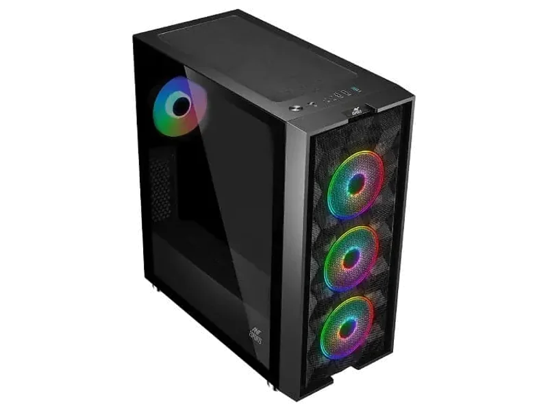 ANT ESPORTS ICE-521MT RGB EATX Mid Tower Cabinet (Black)