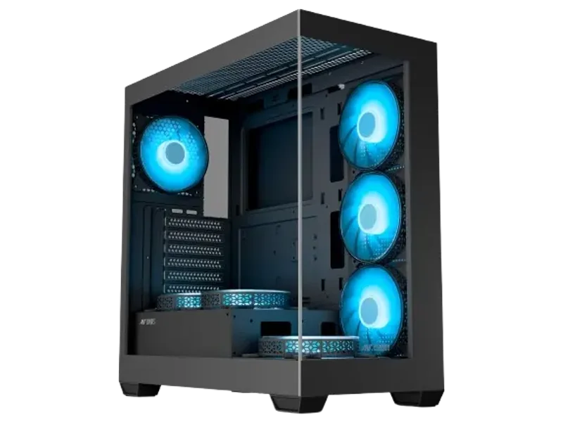 ANT Esports Crystal X7 ATX Cabinet Black