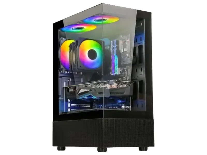 ANT Esports Crystal X2 Mid-Tower ATX Cabinet Black