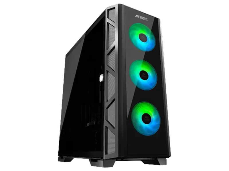 ANT ESPORTS Dynamic GT RGB EATX Mid Tower Cabinet ( Black )