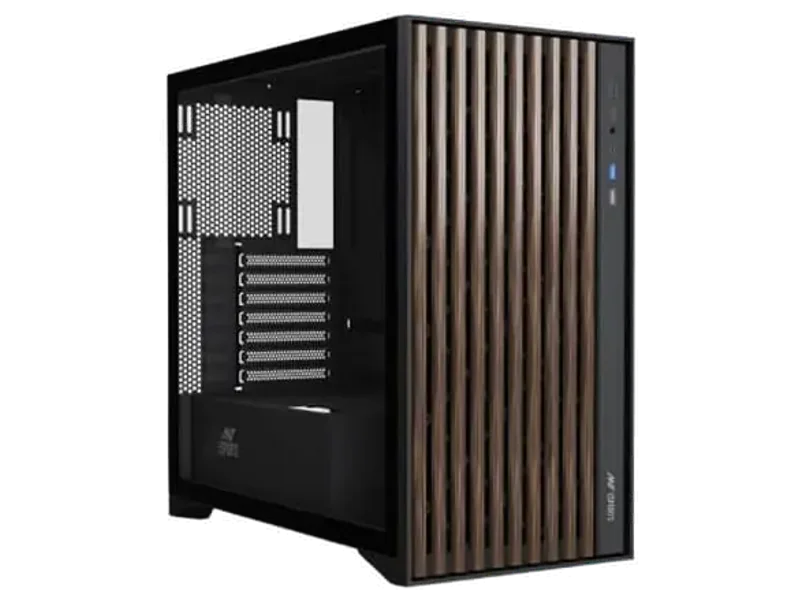 ANT ESPORTS Zen Wood C3 ATX Mid Tower Cabinet ( Black )