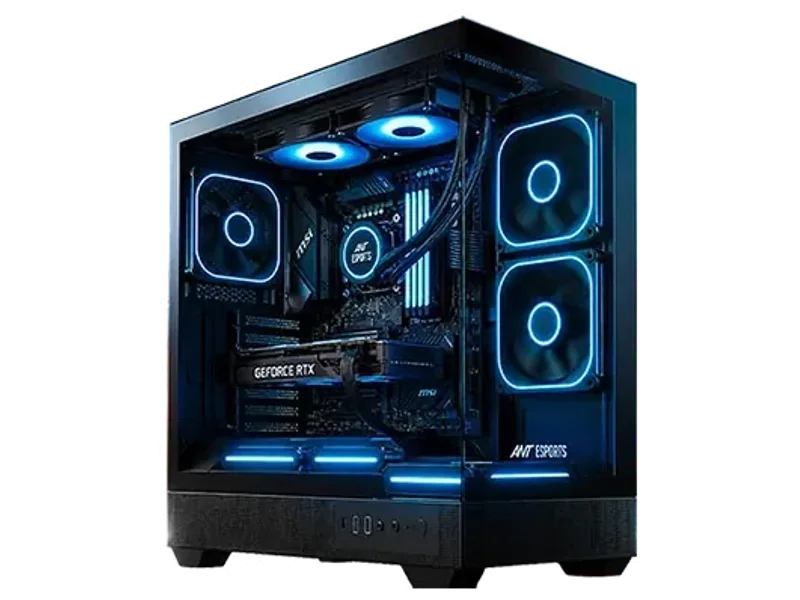 Ant Esports Crystal Neo Mini ARGB M-ATX Case