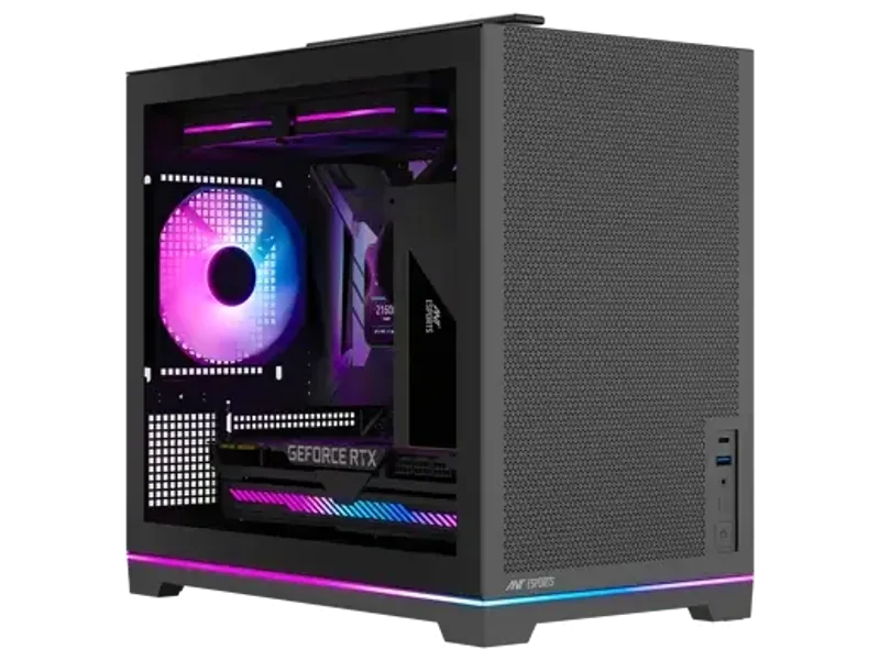 Ant Esports Box C Air V2 M-ATX Mini Tower Case With ARGB Strip