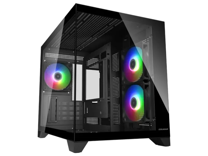 COUGAR FV150 Mini RGB MATX Mini Tower Cabinet ( Black )