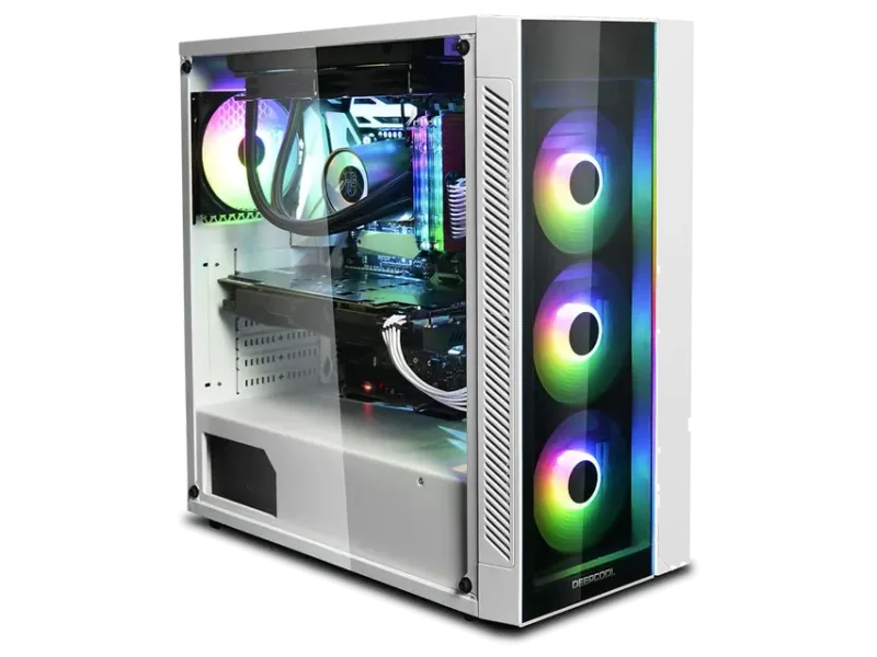 DEEPCOOL Matrexx 55 V3 ADD-RGB EATX 3F Mid Tower Cabinet ( White)