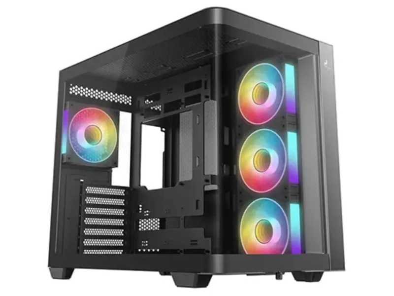 DEEPCOOL CG530U 4F ARGB ATX Mid Tower Cabinet ( Black )