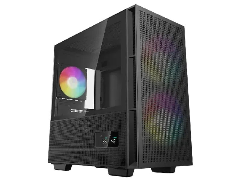 DEEPCOOL CH360 DIGITAL ARGB ATX Mid Tower Cabinet (Black)