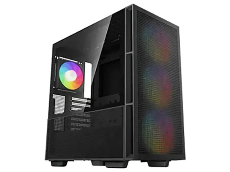 DEEPCOOL CH560 Mesh ARGB EATX Mid Tower Cabinet (Black)
