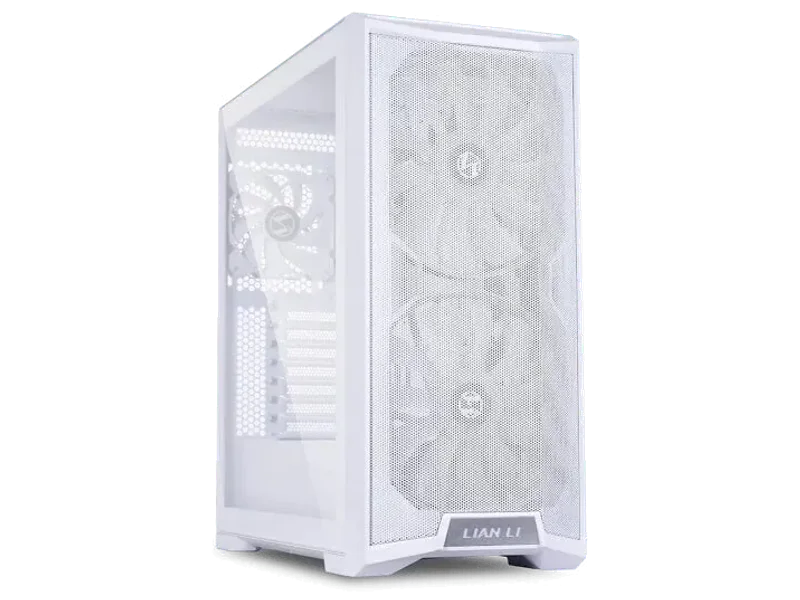 LIAN LI Lancool 215 ARGB EATX Mid Tower Cabinet (White)