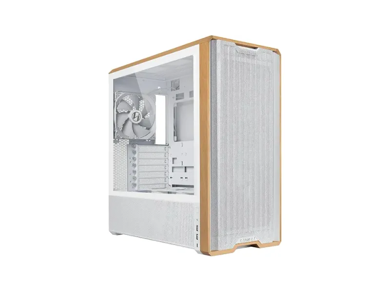 Lian Li LANCOOL 217 Mid-Tower Computer Case/Gaming Cabinet - White | Support ATX/Micro-ATX/Mini-ITX | 5 Pre-Installed Fans - G99.LAN217W.in