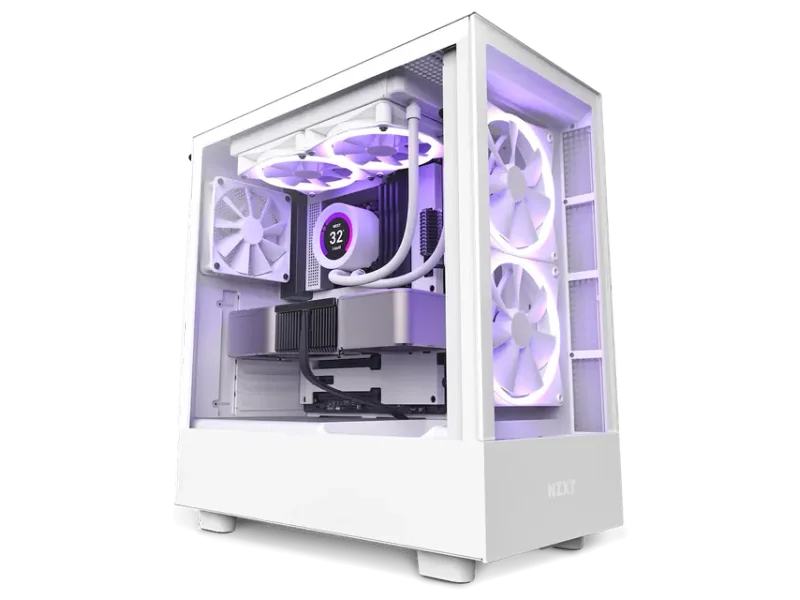 NZXT H5 Elite ATX Mid Tower Cabinet (White)