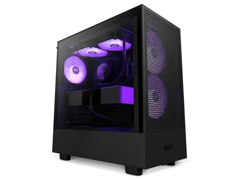 Nzxt H5 Flow Rgb Atx Mid Tower Cabinet (Black) (CC-H51FB-R1)