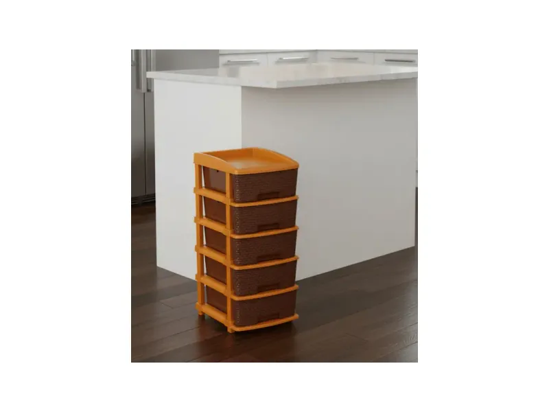 MAXTID TS1A1 Plastic Drawer Cabinet with USB 2.0 and USB 3.0 Ports Compatible with Computer
