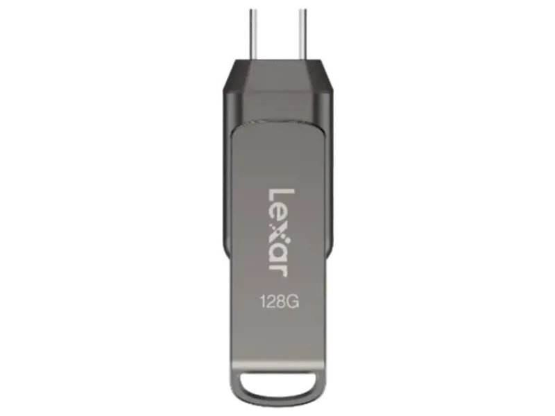 Lexar Dual USB Flash Drive 128GB (Type-C & Type-A, USB 3.1, 100MB/s) 128 GB Pen Drive Compatible with Mobile, Laptop, Desktop Computer USB 3.1 Metal Case