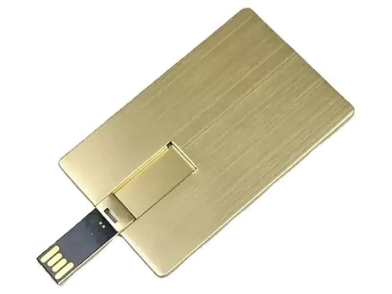 Metal Credit Card Pen Drive | World’s Slimmest USB 2.0 Flash Drive Upto 10MB/s | Corporate & Diwali Gifts | Personalized Logo | Office & College Use (16, GB)