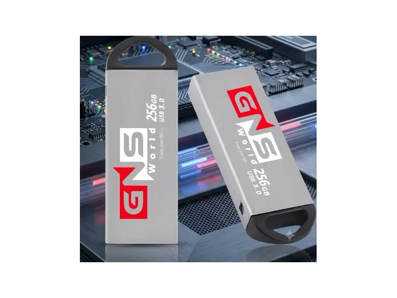 GNS World V220-G54-256GB-COMBO 256 GB Pen Drive Compatible with Audio Player, Desktop Computer, Gaming Console, Laptop USB 2.0, USB 3.0 Metal Case