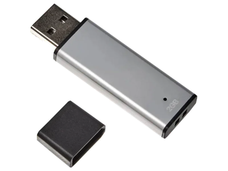 NILOX OEM NEW Pendrive 2GB USB flash drive USB Type-A 2.0 Grey 2 GB Pen Drive Compatible with Mobile, Desktop Computer, Gaming Console, Laptop USB 2.0 Metal Case
