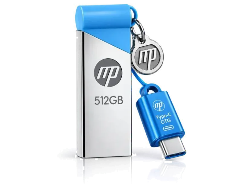 npstar n21 512 GB Pen Drive Compatible with Laptop, Desktop Computer, Audio Player USB 2.0 Metal Case