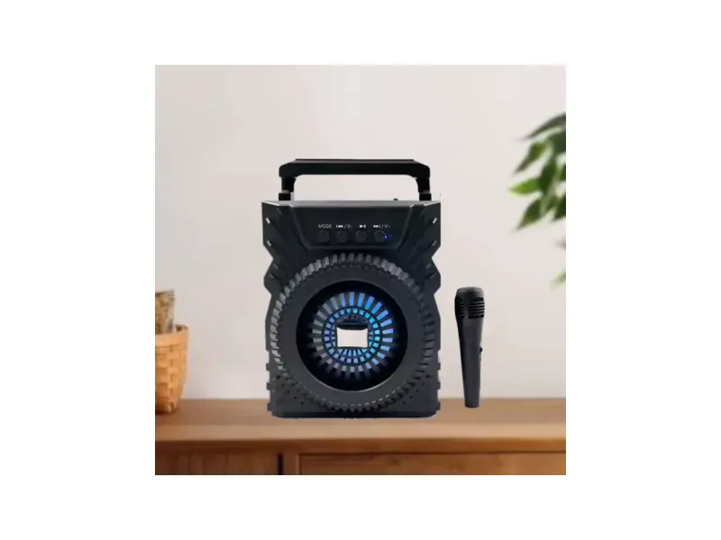 Clairbell Bluetooth Speaker with Karaoke Mic, 6Hrs Playtime Support SD Card/Aux/USB E37 5 W Bluetooth Laptop/Desktop Speaker
