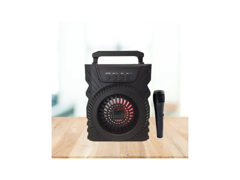 Clairbell Bluetooth Speaker with Karaoke Mic, 6Hrs Playtime Support SD Card/Aux/USB Z421 5 W Bluetooth Laptop/Desktop Speaker