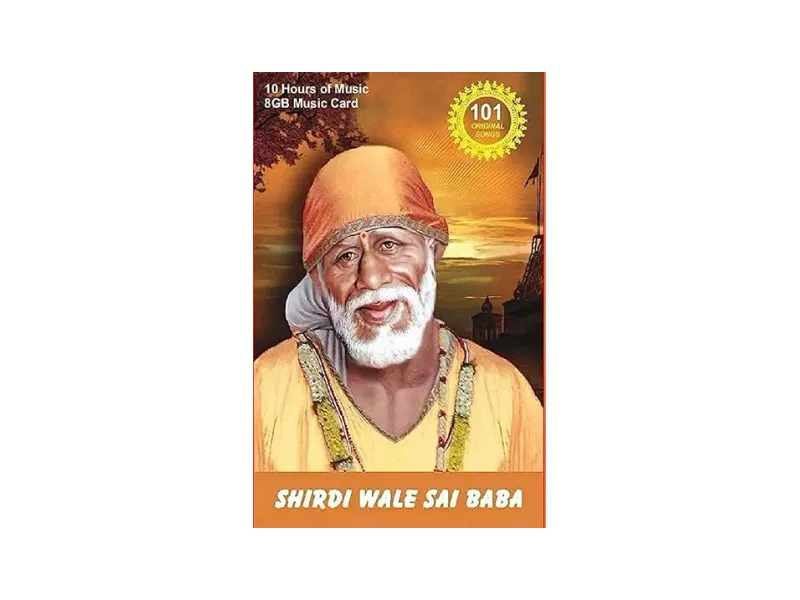 SHIRDI WALE SAI Baba-Various Artists Format- 8 GB Pen Drive/USB/Music Card, PRE-Recorded Original Songs in MP3 Format.