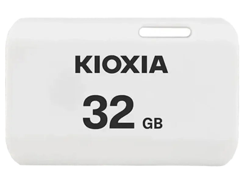 KIOXIA Former Toshiba Memory 32GB USB Pen Drive 2.0 U202(White) with 5Year Warranty Made in Japan
