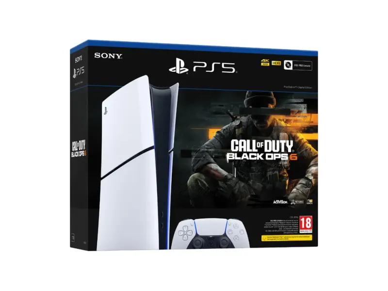 SONY PS5 Console Digital (Slim) CFI-2008B01 1 TB with Call of Duty Black OPS6