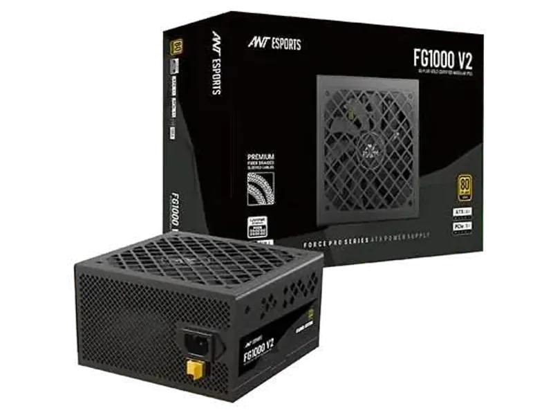 ANT Esports FG1000 Gold V2 1000W 80 Plus Gold Fully Modular Power Supply