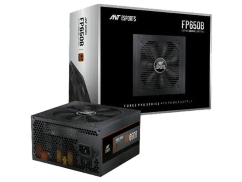 ANT ESPORTS FP650B 650W 80+ Bronze Non Modular ATX 2.0 power Supply
