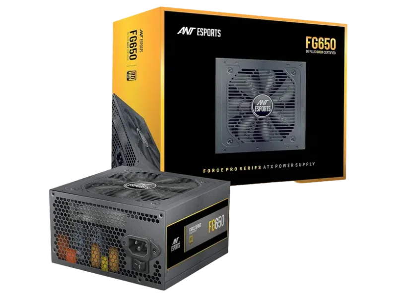 ANT Esports 650W FG650 Gold NON Modular Smps